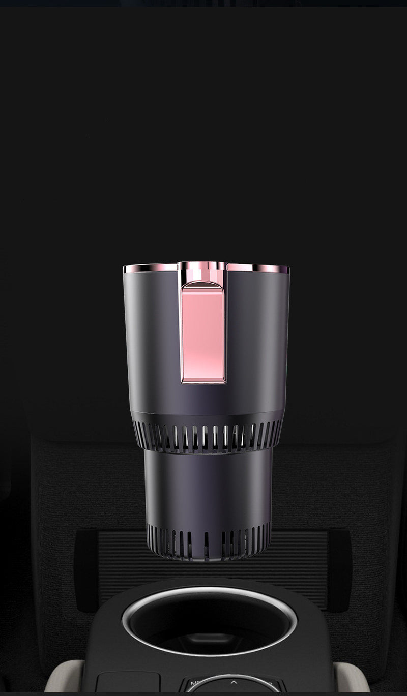 2-in-1 Intelligent Car Cup Warmer and Cooler with Smart Digital Display