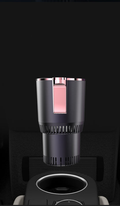2-in-1 Intelligent Car Cup Warmer and Cooler with Smart Digital Display